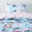 Linen House Squiggles Palm Paradise Duvet Cover Set - Double detail on the bed