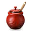 Le Creuset Honey Pot and Dipper Set, 450ml - Cherry