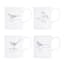 Mary Berry English Garden Birds Espresso Cups, Set of 4