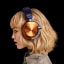 Dyson OnTrac Noise Cancelling Headphones - CNC Aluminium showing scale