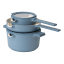 Luxe Kitchen All-In-One Cookware Set, 3-Piece - Mid Blue angle