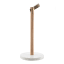 Kitchen Pantry Acacia & Marble Paper Towel Holder