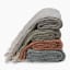 Thread Office Taupe Mingle Throw, 140cm x 180cm