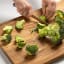 Wolstead Calibre Utility Knife, 12.5cm chopping broccoli
