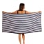 Saltii Blouberg Summer Waffle Beach Towel, 80cm x 160cm showing scale