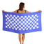 Saltii Robberg Summer Waffle Beach Towel, 80cm x 160cm showing scale