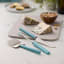 Rosti Emma Cheese Knives Set, 3-Piece - Nordic Green with cheese