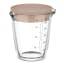 Mepal Chef It Glass Measuring Jug with Lid, 500ml - Chalk