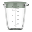 Mepal Chef It Glass Measuring Jug with Lid, 500ml - Nordic Sage angle