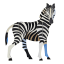 Studio ROOF Wild Animals Paper Wall Art - Zebra