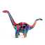 Studio ROOF Small Dinosaur Paper Figurine - Diplodocus