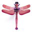 Studio ROOF Small Insects Ruby Dragonfly Paper Wall Decor