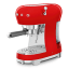 Smeg Retro Manual Espresso Coffee Machine - Fiery Red
