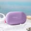 Jordan & Judy Silicone Toiletry Bag - Purple with sand
