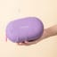 Jordan & Judy Silicone Toiletry Bag - Purple under running water