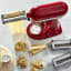 KitchenAid Stand Mixer Deluxe Pasta Roller Attachment Set on the kitchen counter