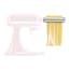 KitchenAid Stand Mixer Deluxe Pasta Roller Attachment Set - Fettuccine cutter