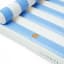 Sunnylife Luxe Lilo Float - Blue Stripe detail