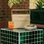 Fieldbar Mini Bar, 4L - Safari White on table with drinks