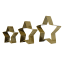 PME Christmas Stars Cookie Cutters, Set of 3