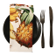 DSA Botanica Tropicana Napkins, Set of 6 - White detail