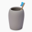 Thread Office Warm Grey Toothbrush Tumbler with toothbrush