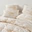 Linen House Currumbin Peach Duvet Cover Set - Double detail on the bed