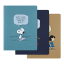 Moleskine Peanuts XL Cahier Journals, Set of 3