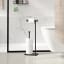 Umbra Cappa Toilet Paper Holder & Reserve - Black in the bathroom