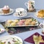 Maxwell & Williams Eloise Short Lyric Butterflies Rectangular Platter, 30cm on the table