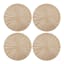 Mikasa Round Gold Placemats, Set of 4