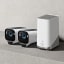 Eufy S3 Pro 4K UHD Wireless Security 2 Camera Kit on a wall unit