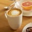 Maxwell & Williams Rococo Coupe Mug, 390ml with coffee 