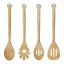 KitchenAid Birchwood Utensils, Set of 4