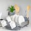 KitchenAid Compact Dish Drying Rack with plates