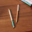 Papier Slim Ballpoint Pens, Set of 2 on a desk