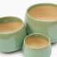 Thread Office Ceramic Glazed Planters, Set of 3