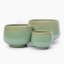 Thread Office Ceramic Glazed Planters, Set of 3
