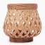 Thread Office Bamboo Crisscross Woven Candle Holder