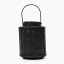 Thread Office Black Mesh Woven Bamboo Lantern, 20cm