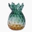 Thread Office Hand Blown Pineapple Glass Vase