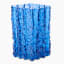 Thread Office Blue Ripple Glass Vase