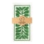 Tavola Leaf Slim Biodegradable Paper Napkins, Pack of 24 - Green