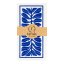 Tavola Leaf Slim Biodegradable Paper Napkins, Pack of 24 - Blue