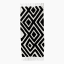 Thread Office Black Diamond Bath Mat, 60cm x 140cm