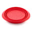 Lekue Silicone Collapsible Colander, 23cm - Red angle