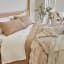 Thread Office Cream Chunky Waffle Duvet Cover Set - Super King