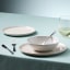 Salisbury & Co White Capri Dinner Set, 12-Piece on the table