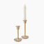 Thread Office Classic Brass Dinner Candle Holder - Tall