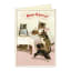 Cavallini & Co Birthday Cat Single Greeting Card